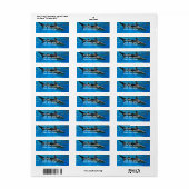 zwembadhaai mailing labels (Full Sheet)