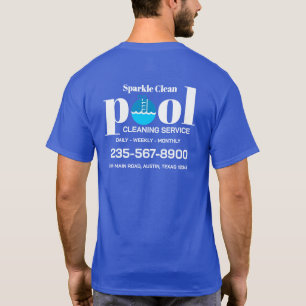 Zwembadreinigingservice T-shirt