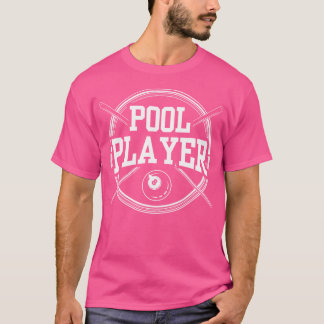 Zwembadspeler Billard Billiard Lover T-shirt