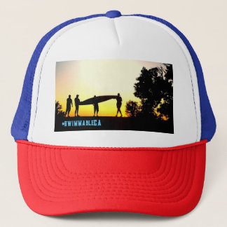 #zwembareCA klassieke trucker hoed Trucker Pet