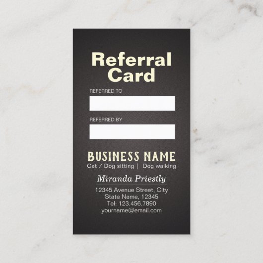 Zwembehandeling en wegwerpverwijzing Kaart (Achterkant)