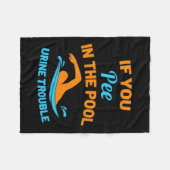 zwembenerwt fleece deken (Voorkant (Horizontaal))