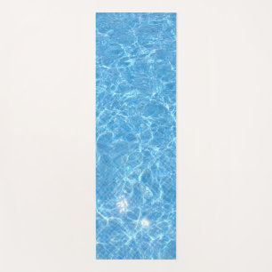 Zwembol Water Aqua Sjabloon Blauwe kleur Yogamat
