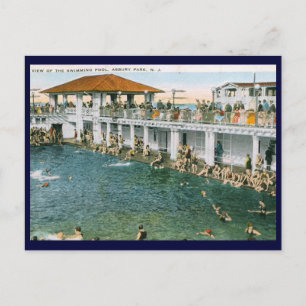 Zwembool, Asbury Park, NJ  Briefkaart