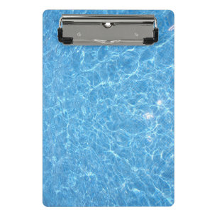 Zwembool Blauw water Aqua Sjabloon Moderne Mini Klembord
