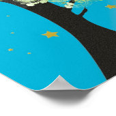 Zwemboomafdrukken Poster (Hoek)