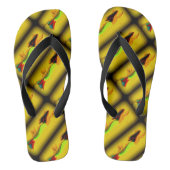 zwembrunette mermaids teenslippers (Voetbed)