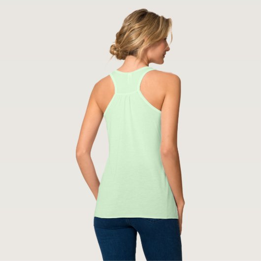 Zwemdebarder, gefilmde doorsnede, "Zero Carbon" Tanktop (Volledige Achterkant)