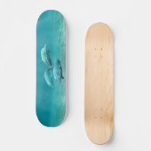 Zwemdolfijnen Skateboard (Voorkant)