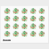 Zwemel Shamrocks St. Patrick's Day Ronde Sticker (Vel)