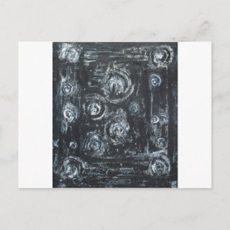Zwemelen (abstract expressionisme) briefkaart