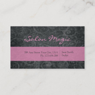 Zwemelen en lint visitekaartje