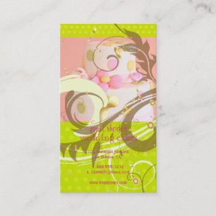 Zwemelen/gouden sproeiers visitekaartje