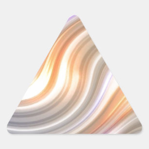 Zwemelen in beweging driehoek sticker