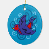 Zwemelen Keramisch Ornament (Links)