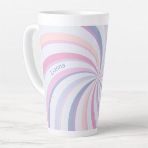 Zwemelen Roze Blauw Peach Latte Mok