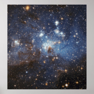 Zwemelen van gas en stof poster