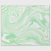 Zwemelen van groenpapier en wittekaarten cadeaupapier (Vlak)