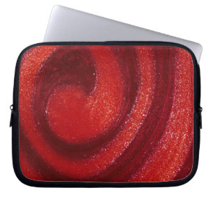 Zwemelen van nagellak laptop sleeve