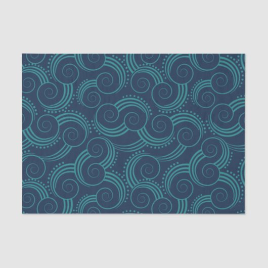 Zwemelgolven Tissuepapier (Voorkant)