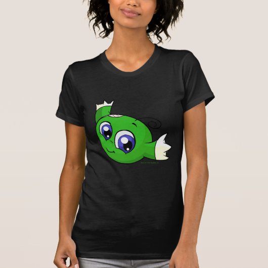 Zwemelgroene kiko t-shirt (Voorkant)