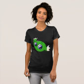Zwemelgroene kiko t-shirt (Voorkant volledig)
