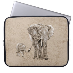 Zwemelingenfamilie Laptop Sleeve