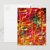 Zwemellicht gloeien briefkaart (Voorkant / Achterkant)