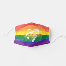 Zwemelliefde is liefdeshart en regenboog