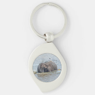 Zwemelolifant Sleutelhanger
