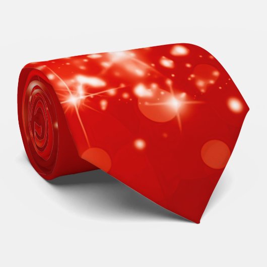 Zwemelrood met lichte verlichting + uw ideeën stropdas (Opgerold)