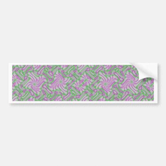 Zwemelrosettes Bumpersticker (Voorkant)