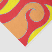 Zwemelvormig ontwerp tissuepapier (Detail)