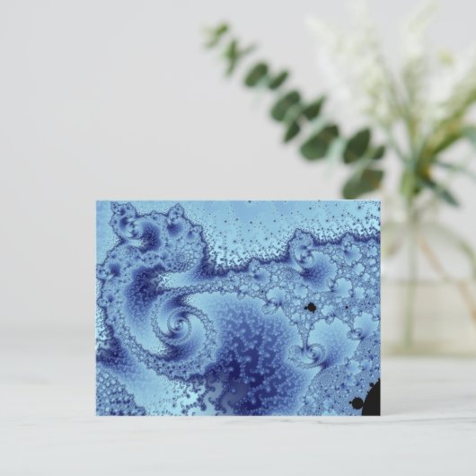 Zwemend diep Briefkaart (Staand voorkant)