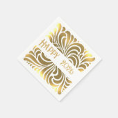 Zwemend  Japans abstracte - gelukkig 2021 Servet (Hoek)