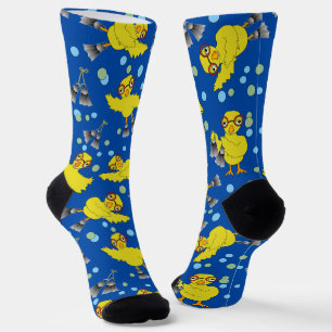 Zwemende Canvas tas van het Kipspatroon Sokken