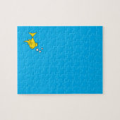 Zwemende goudvis legpuzzel (Horizontaal)