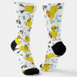 Zwemende Kuikens Patroon Tassen Sokken
