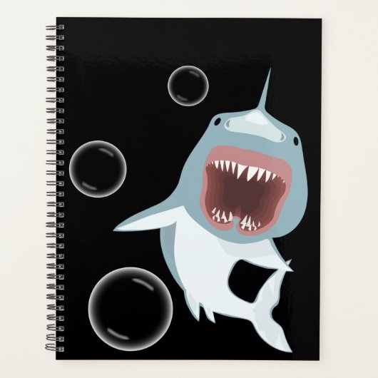 Zwemende Shark Montly Planner voor meisjes (Voorkant)