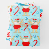 Zwemende Vakbondsdag Gift Inpakpapier Vel (In situ)