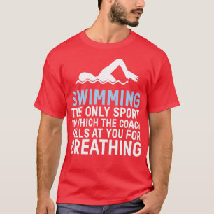 Zwemende zwembadzwembad Watersport T-shirt