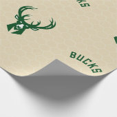 Zwemere Logo met BUCKS in Hive Background Cadeaupapier (Hoek)