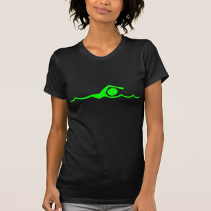 Zwemfiguur - groen t-shirt