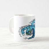 Zwemgolf Koffiemok (Voorkant links)