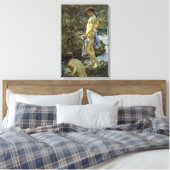 Zwemgroep van 1914 canvas afdruk (Insitu (Slaapkamer))