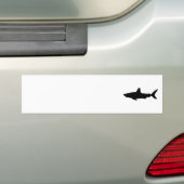 Zwemhaai Bumpersticker (Op auto)