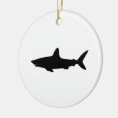 Zwemhaai Keramisch Ornament (Links)