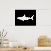Zwemhaai Poster (Keuken)