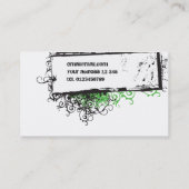 Zwemig visitekaartje (Achterkant)