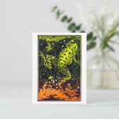 Zwemkikker van Julie de Graag  kunst Briefkaart (Staand voorkant)